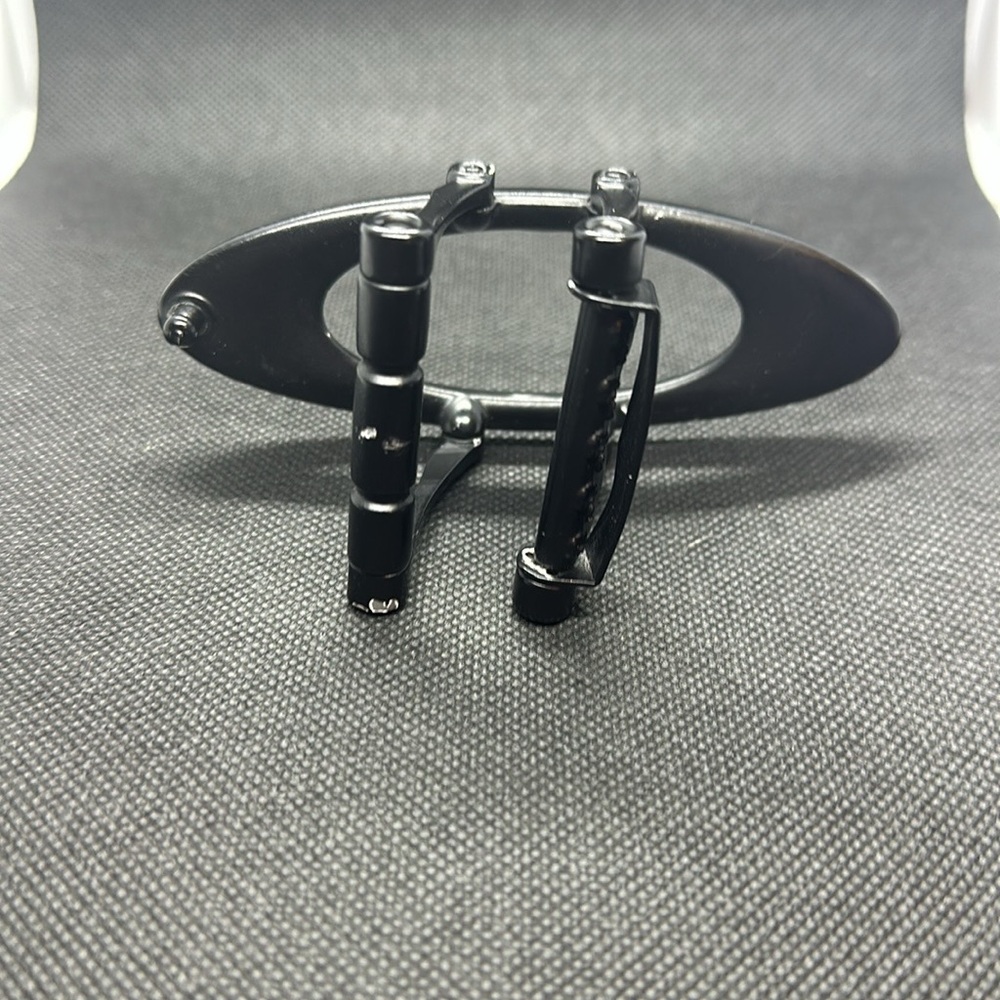 Vintage Oakley O belt buckle grocers goth emo skate satin black 99213-01K